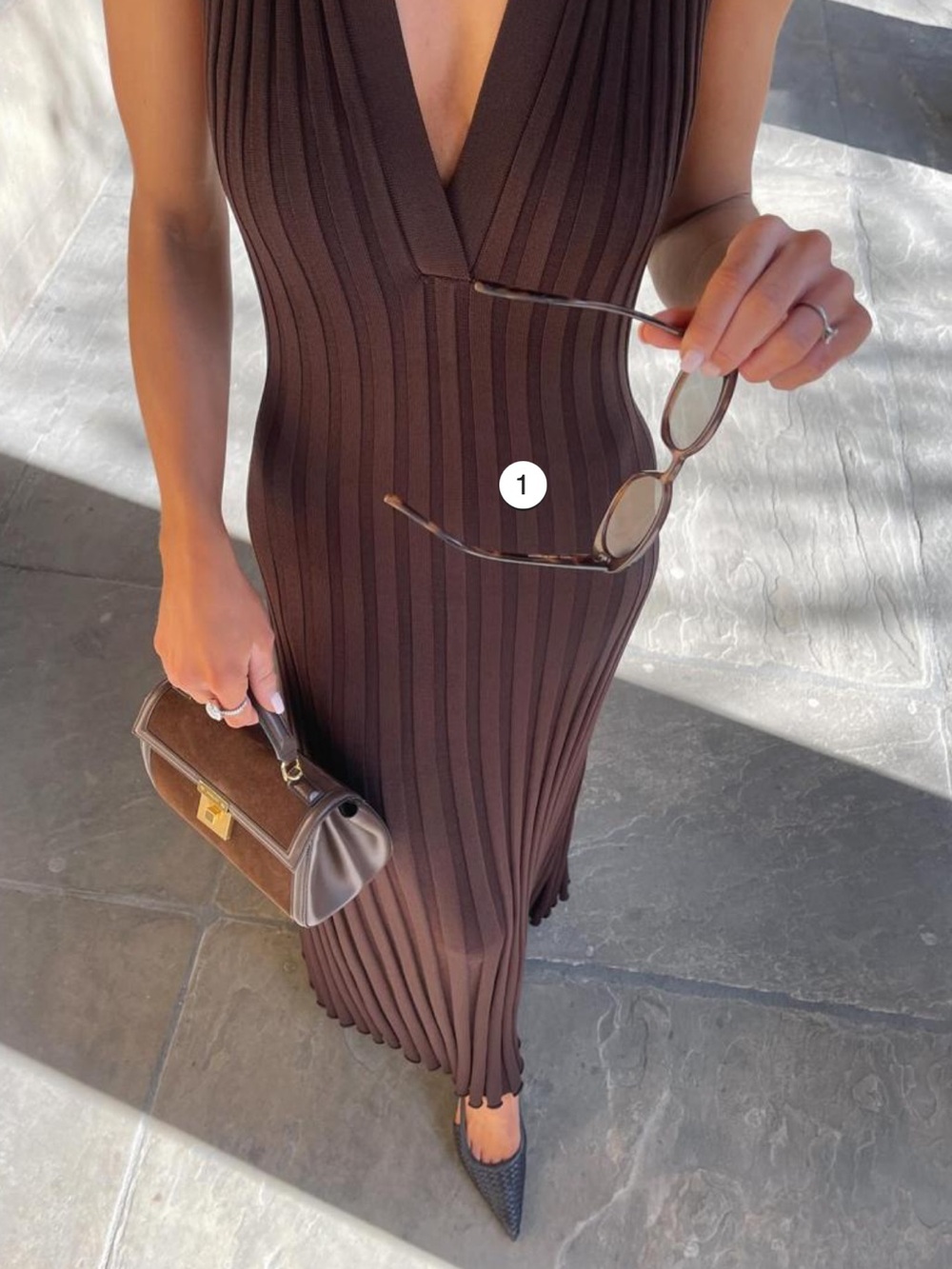 DISSH Hal Choc Sleeveless Knit Maxi Dress - Picture 4 of 4